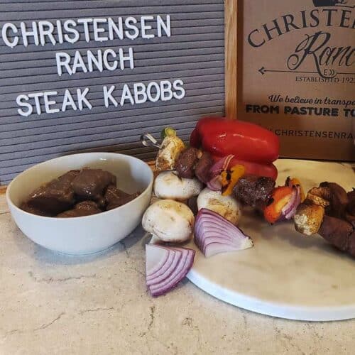 Christensen Ranch Beef Steak Kabobs