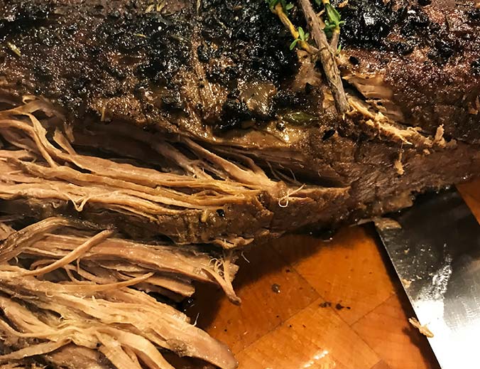 ChristensenFork Tender Brisket with Cacao Nib Rub