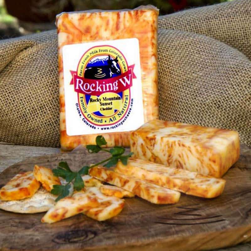 Rocking W Cheese Rocky Mountain Sunset Cheddar Cheese