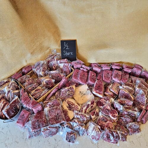 Christensen Ranch 1/2 Standard Beef Share features 176lbs of Colorado raised beef delivered to your door