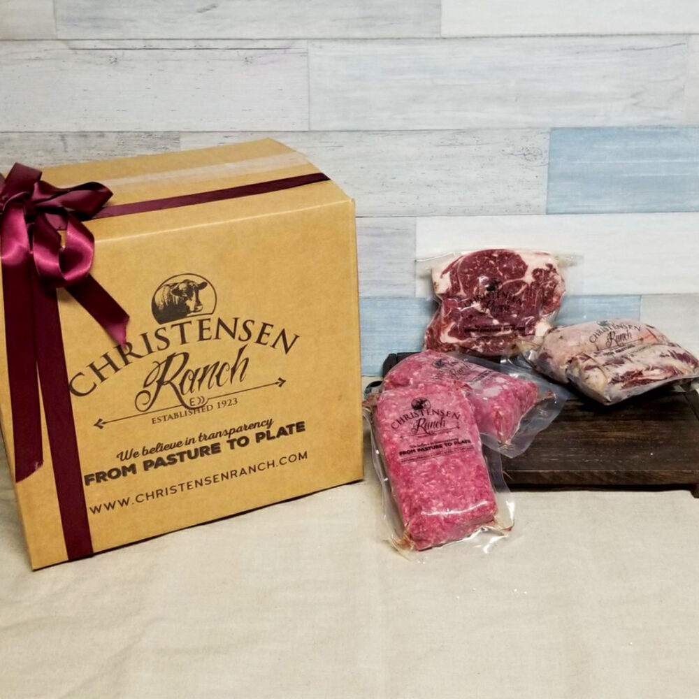 Christensen Ranch Delmonico Steak & Skirt Steak Sampler Box
