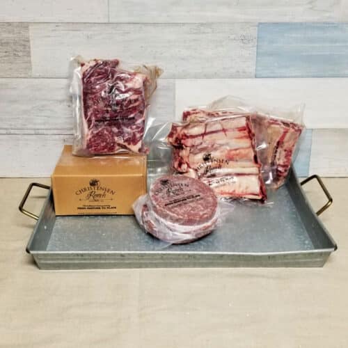 Christensen Ranch Denver Steak & Short Ribs Sampler Box