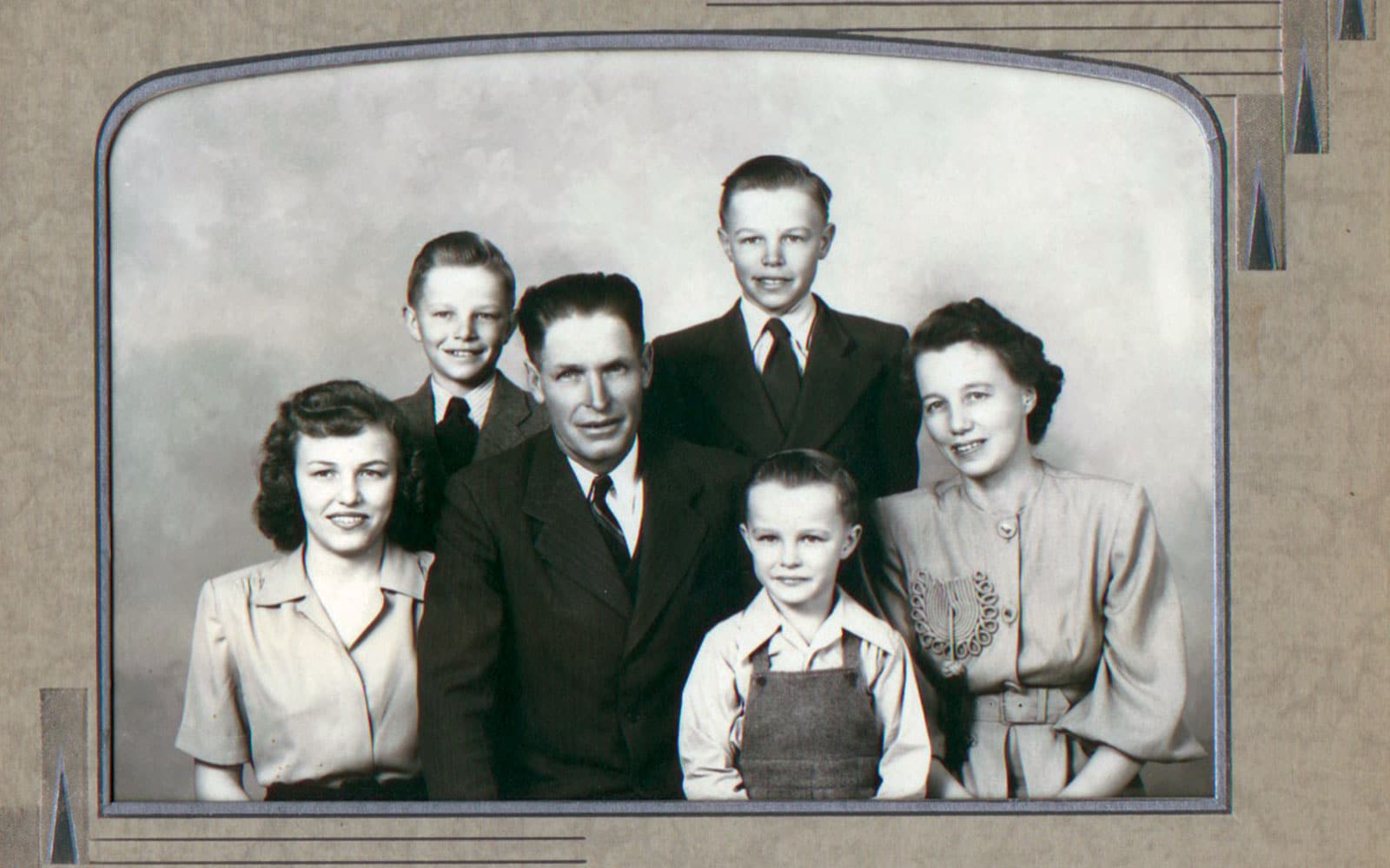 Edward and Mary Christensen with their four children