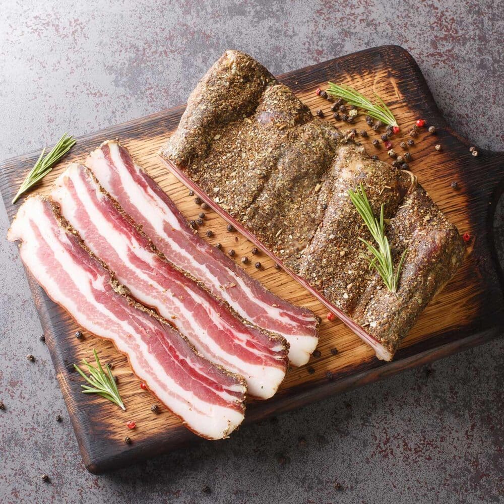 Stagecoach Meat Company Peppered Beef Bacon