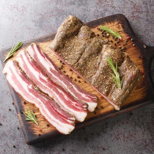 Stagecoach Meat Company Peppered Beef Bacon