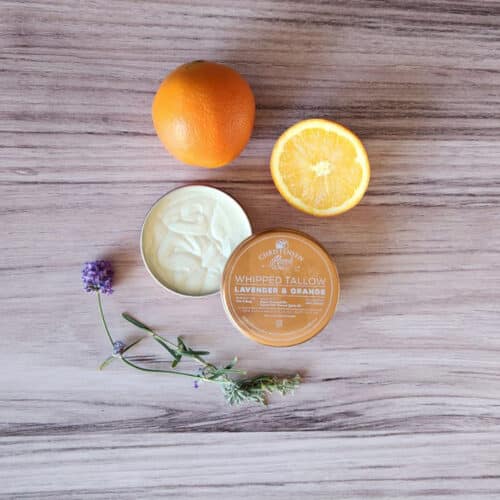 Tin of Christensen Ranch Lavender & Orange Whipped Tallow Balm